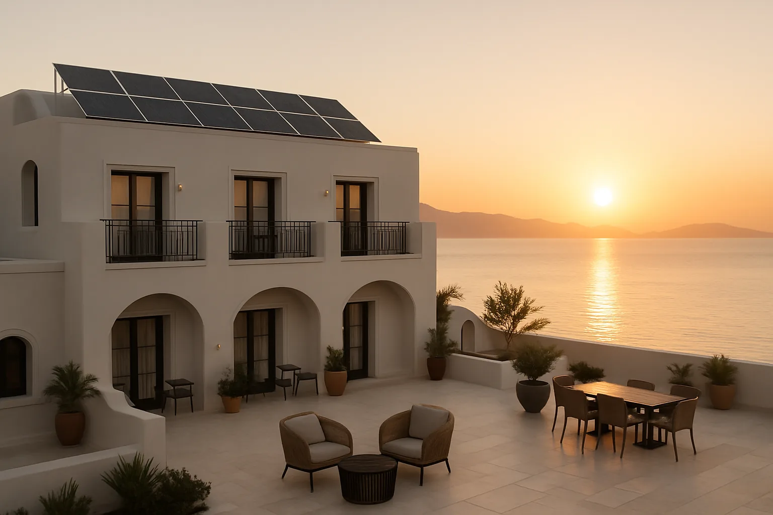 Otel ve Turizm GES — Aydın güneş enerjisi çözümü